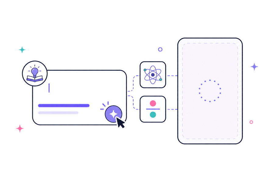 Type an educational subject for the AI video generator