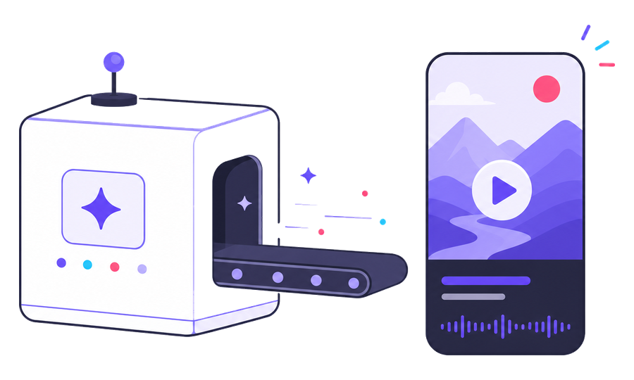 Faceless TikTok videos made automatically without filming or editing